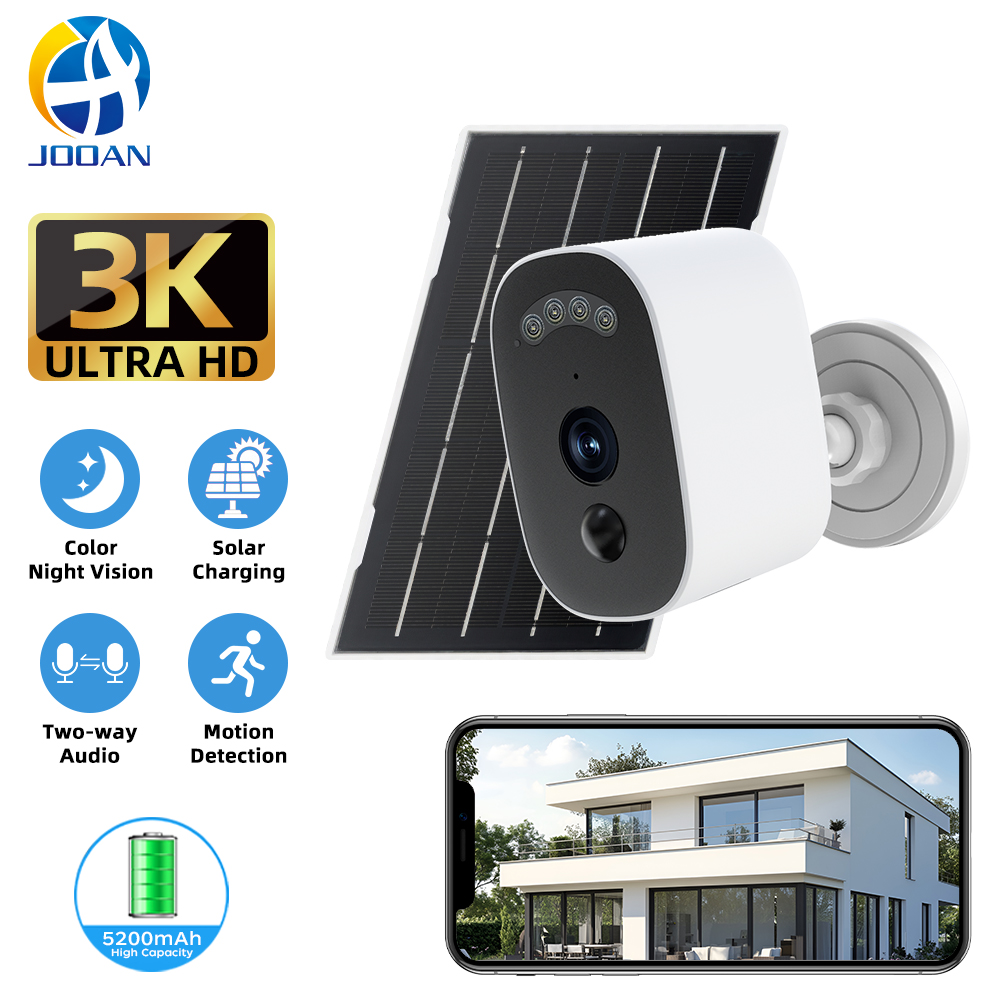 Home Security Device - Jooan 3K HD Solar Security Camera
