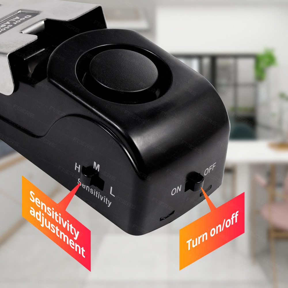 Door Wedge Alarm - FUERS Door Stop Alarm System 120dB