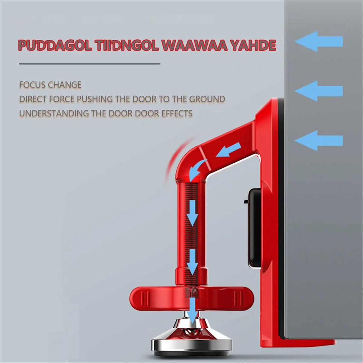 Door Wedge Alarm - Punctual- Portable Alarm Door Stopper Portable