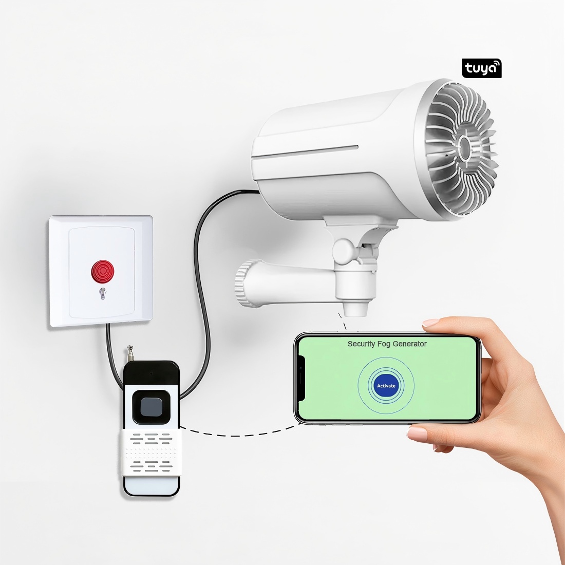 Home Security Fog System - Security Fog System Anti Theft Smoke