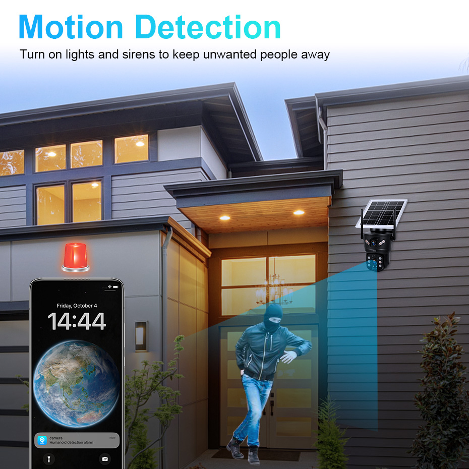 KERUI 6MP 4G SIM WiFi Solar Ca - огляд і ціна Home Security Device