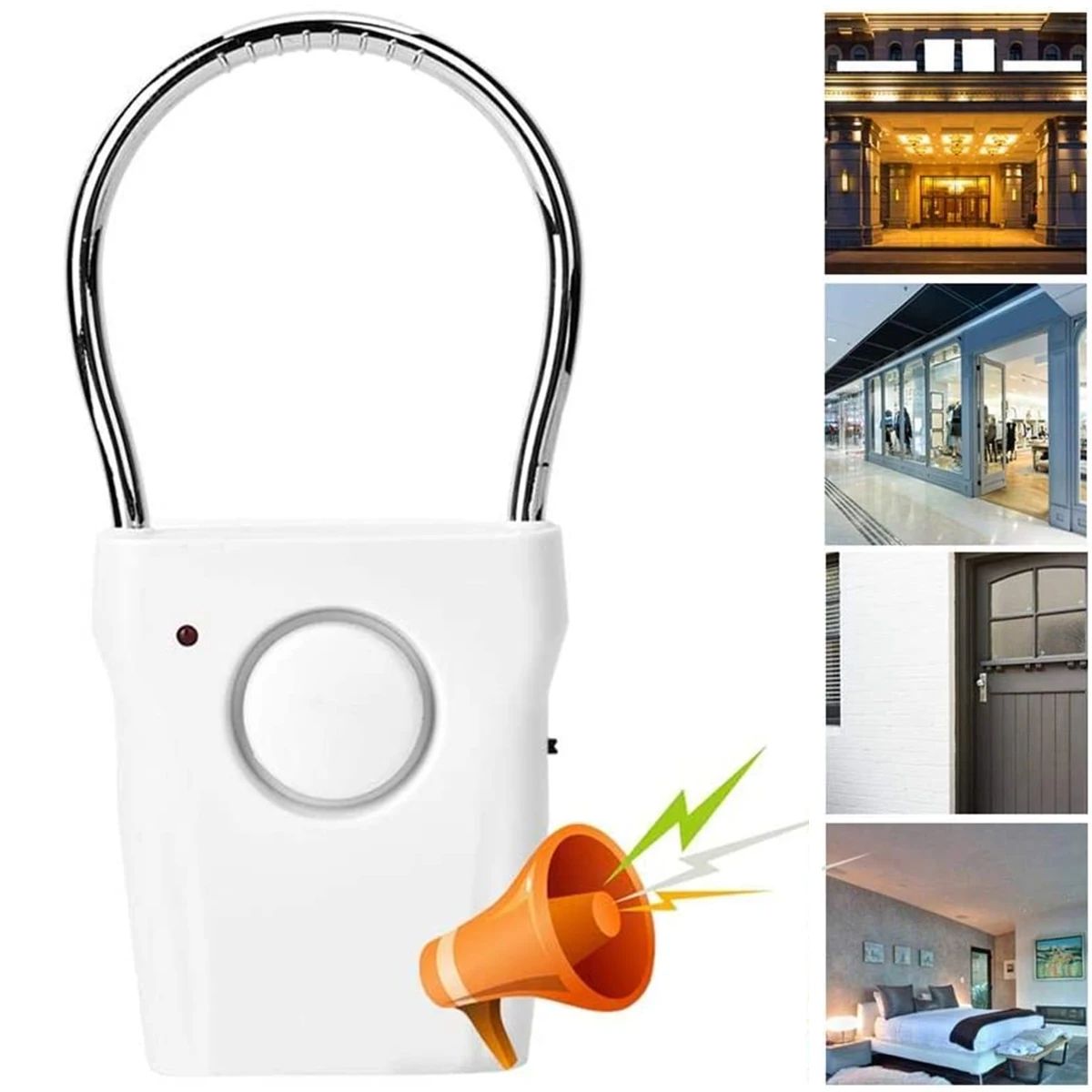 Door Handle Alarm 110dB Door S - огляд і ціна Door Wedge Alarm
