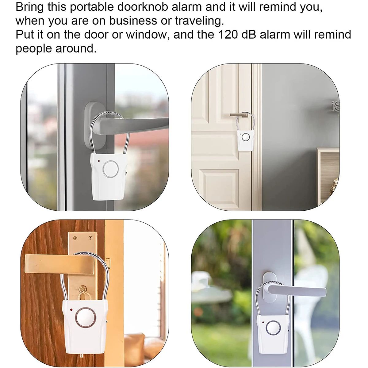 Door Handle Alarm 110dB Door S - огляд і ціна Door Wedge Alarm