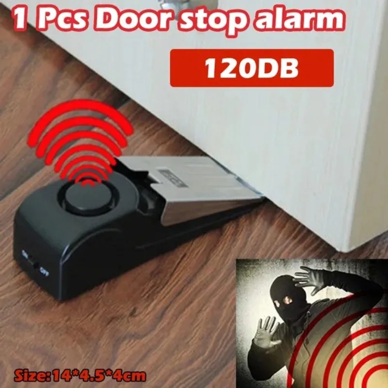New 120dB Door Stop Alarm Syst - огляд і ціна Door Wedge Alarm