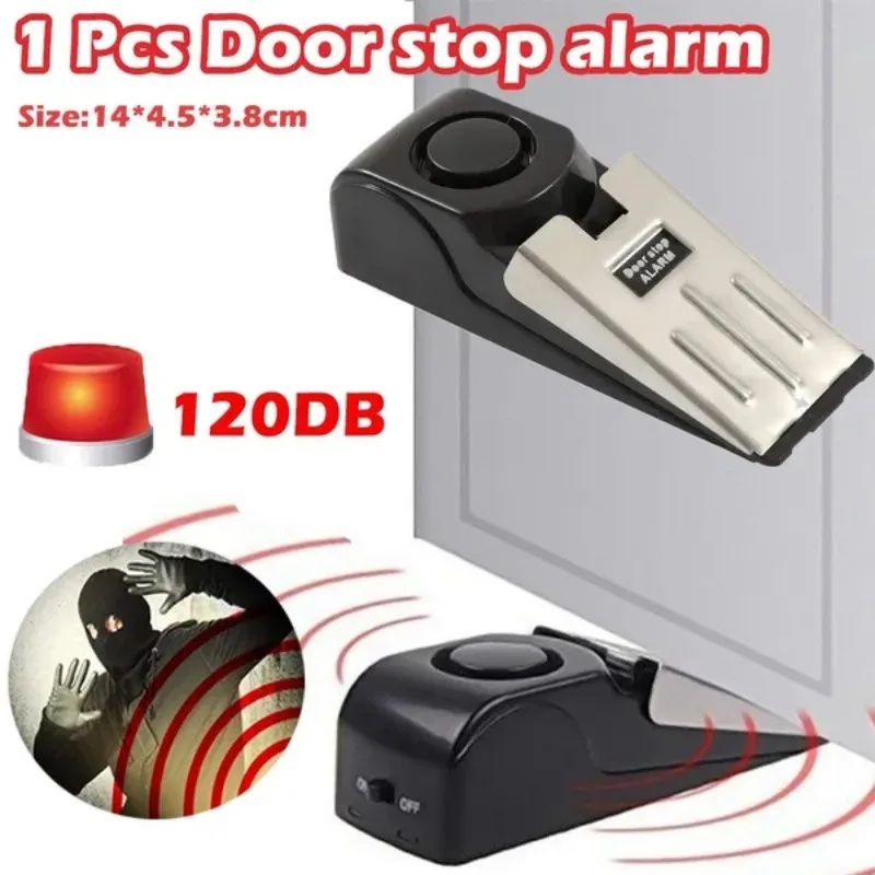 New 120dB Door Stop Alarm Syst - огляд і ціна Door Wedge Alarm