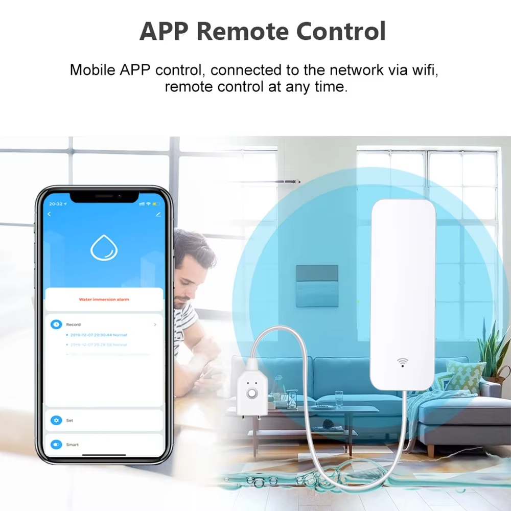 ZigBee WiFi Water Leak Sensor  - огляд і ціна Home Security Device