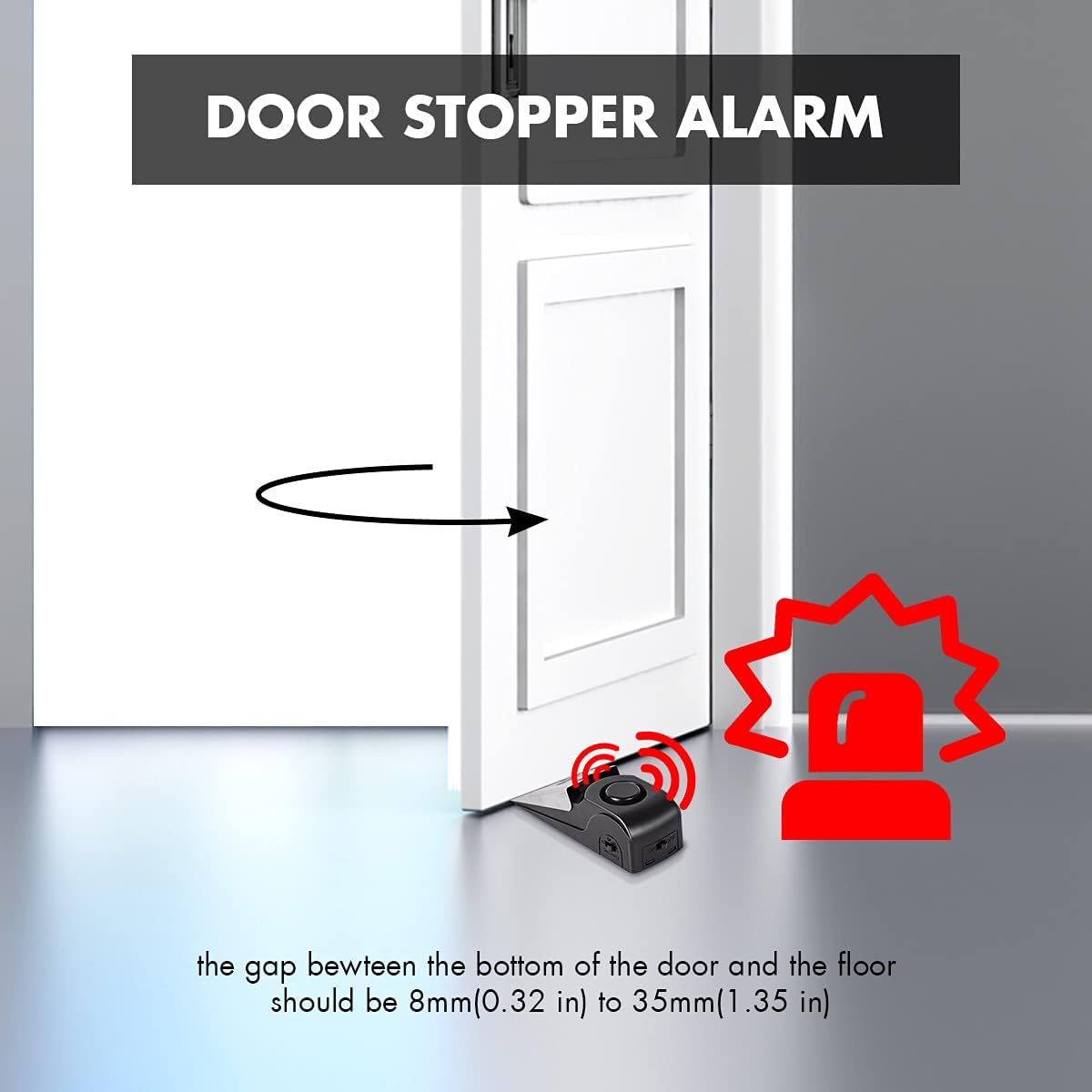 Door Stop Alarm, Door Stopper  - огляд і ціна Door Wedge Alarm