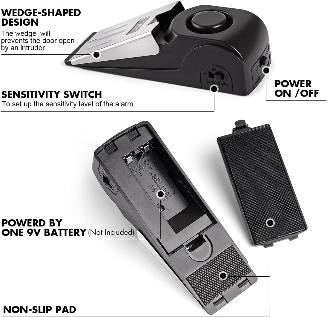 Door Stop Alarm, Door Stopper  - огляд і ціна Door Wedge Alarm