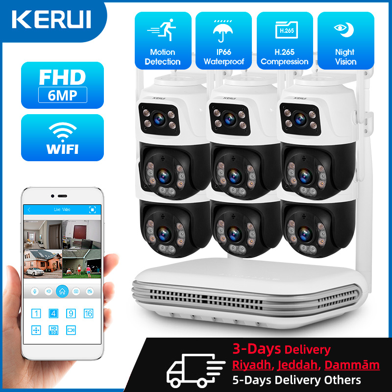 KERUI Waterproof 6MP HD Wirele - огляд і ціна Home Security Device