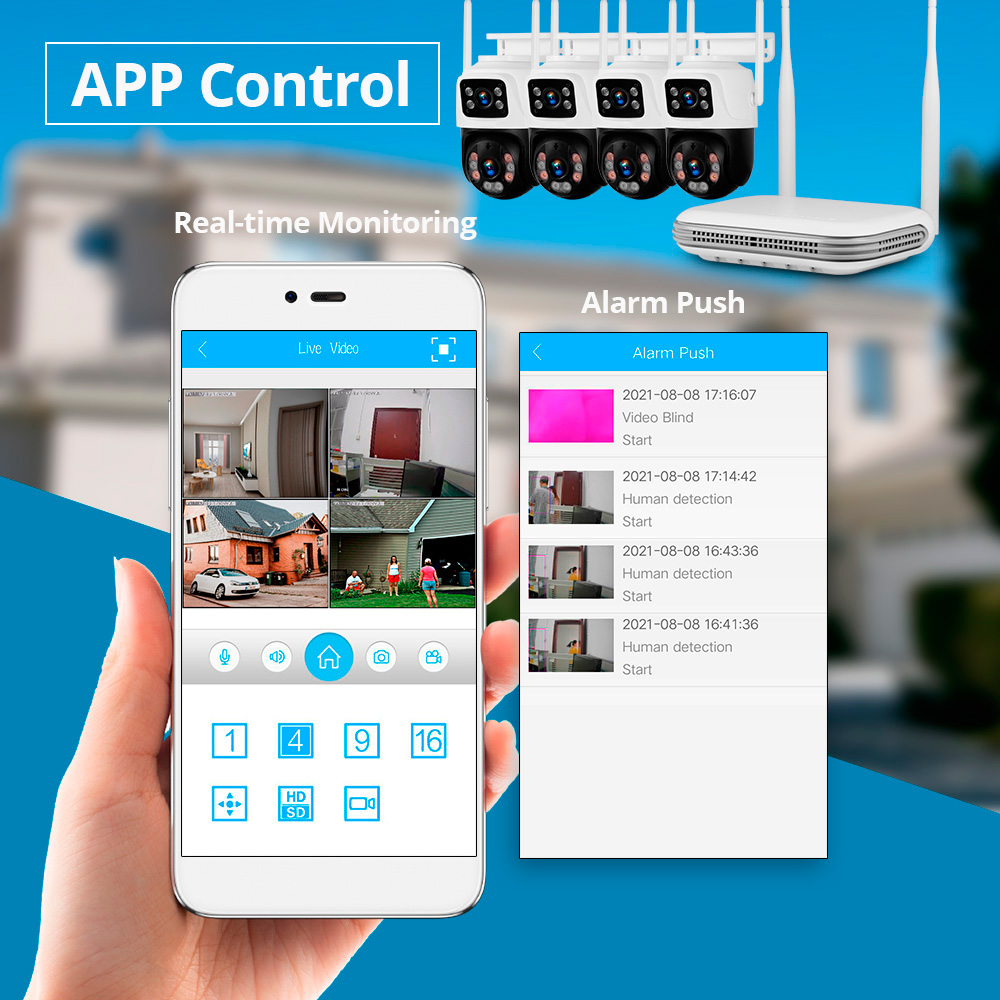 KERUI Waterproof 6MP HD Wirele - огляд і ціна Home Security Device