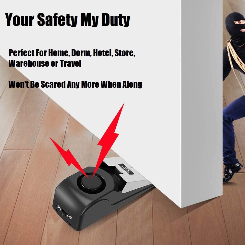 1Pc Door Stopper Alarm Portabl - огляд і ціна Door Wedge Alarm
