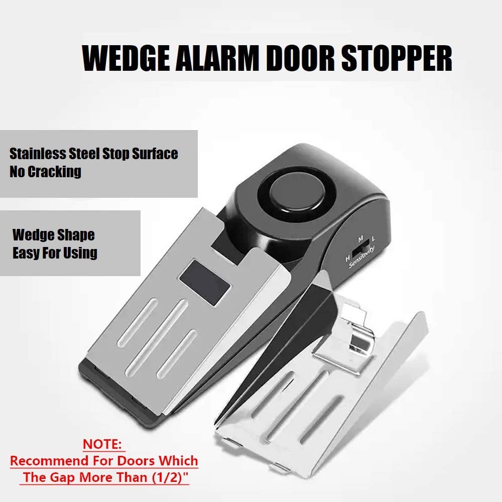 1Pc Door Stopper Alarm Portabl - огляд і ціна Door Wedge Alarm