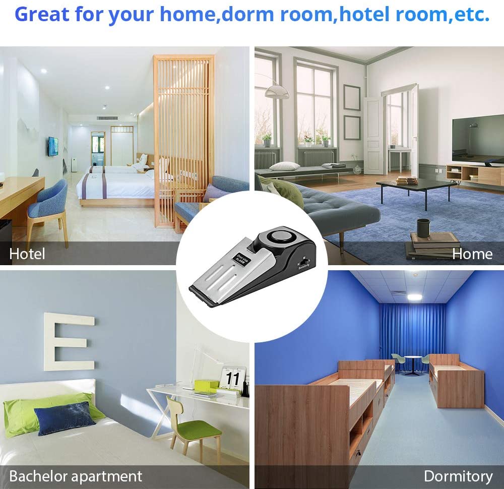 1Pc Door Stopper Alarm Portabl - огляд і ціна Door Wedge Alarm