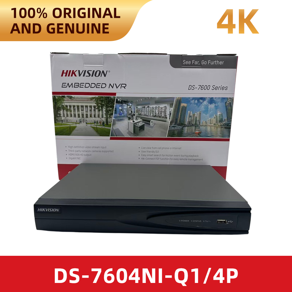 Original Hikvision DS-7604NI-Q - огляд і ціна Home Security System Hikvision