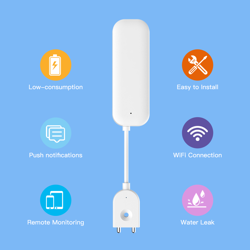 Tuya WiFi ZigBee Water Sensor  - огляд і ціна Home Security Device