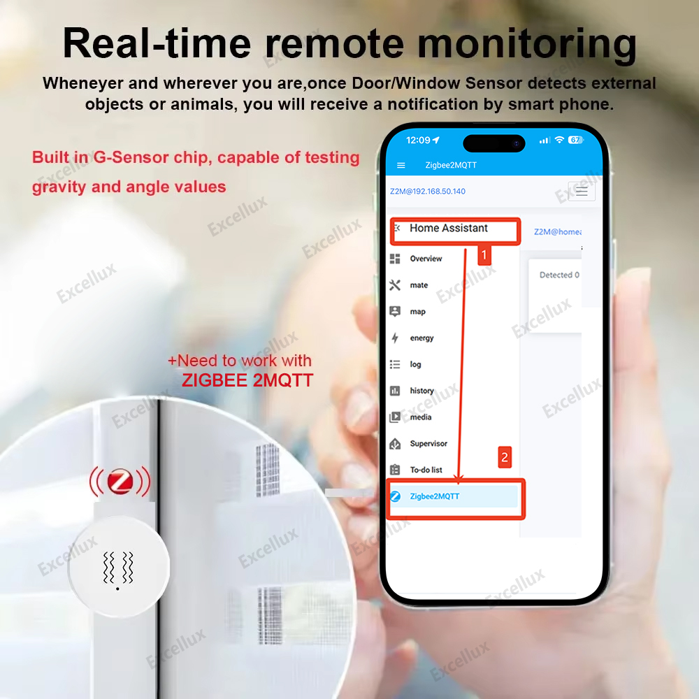 Zigbee 3.0 Smart Vibration Sen - огляд і ціна Home Security Gadgets