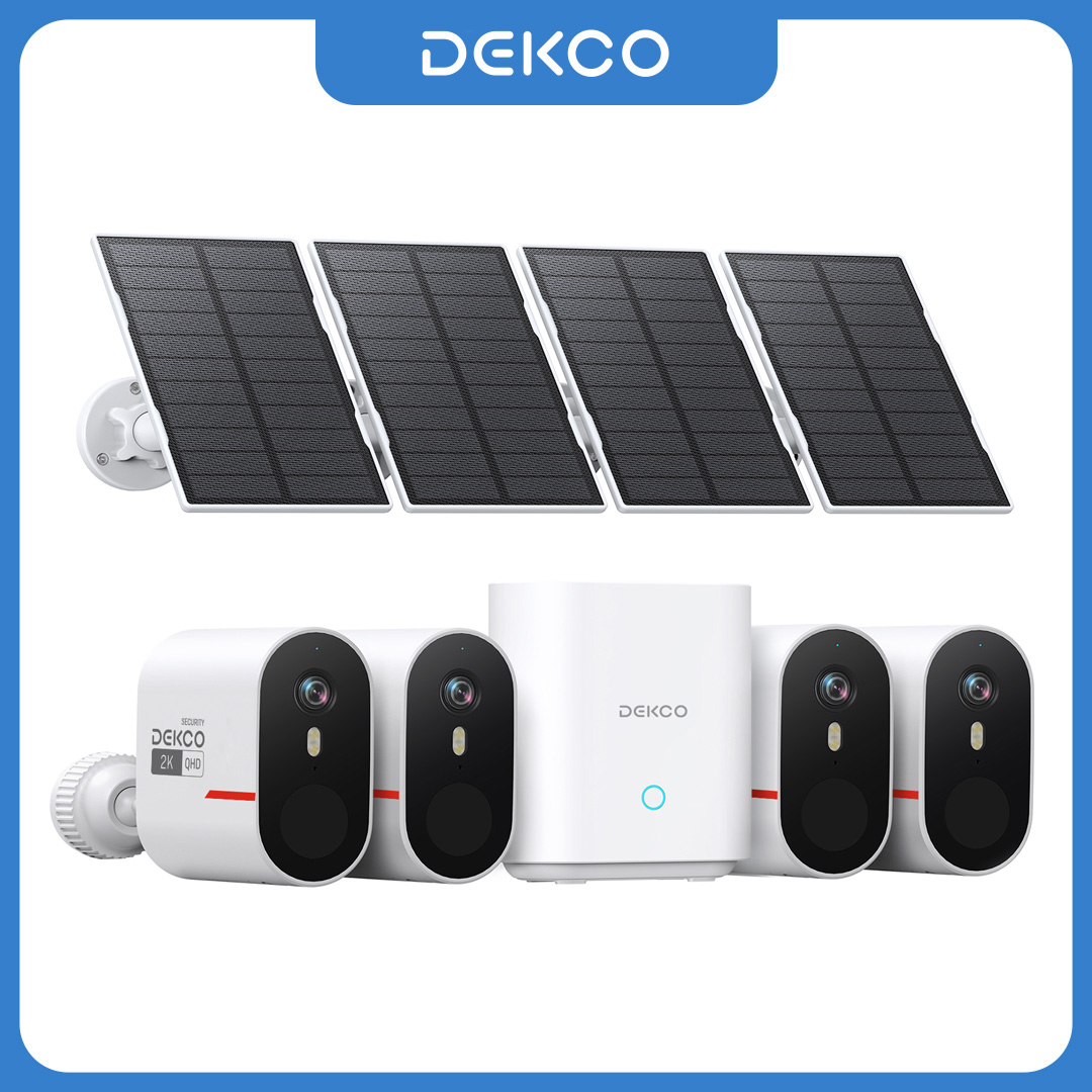 Dekco 3MP WiFi Solar Camera Sy - огляд і ціна Home Security Kit