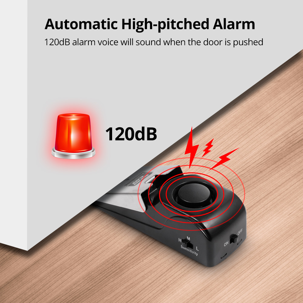 Wireless Anti-theft Door Stop  - огляд і ціна Door Wedge Alarm